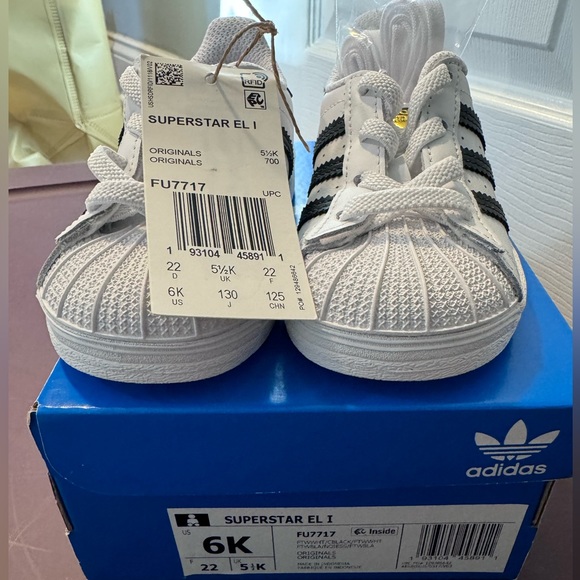 adidas Other - BNIB Adidas Superstar EL I Toddler size 6k